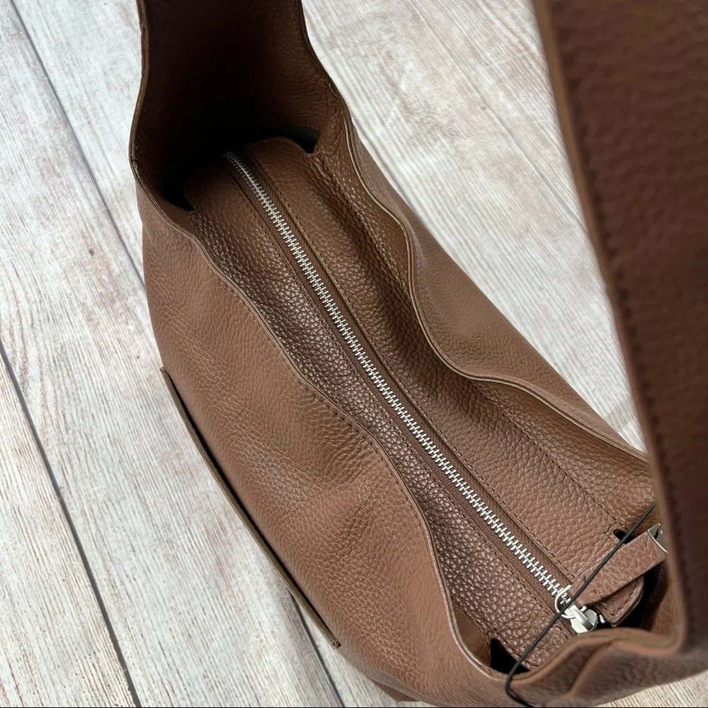 Kiko Pebbled Leather Hobo
